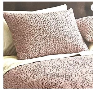 Dwell Thayer Quartz King size Sham Pillow Sham 20"x36", NEW in package